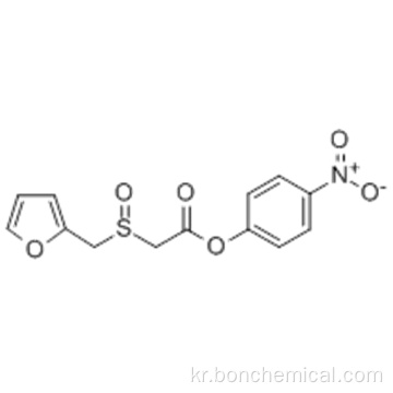 아세트산, 2-[(2- 푸라 닐 메틸) 설피 닐]-, 4- 니트로 페닐 에스테르 CAS 123855-55-0